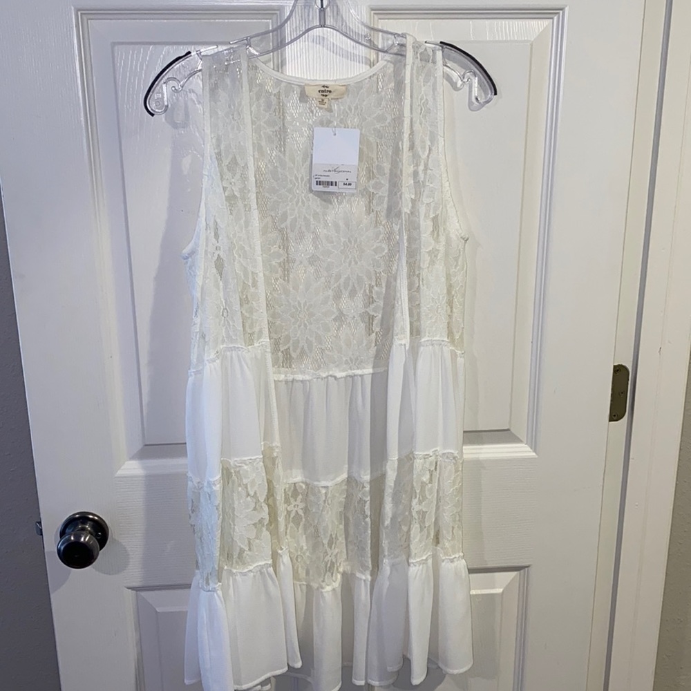 Brand new off white kimono